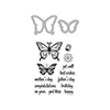 Hero Arts Butterfly Pair Stamp & Cuts Set DC182