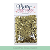 Pretty Pink Posh Gold Mini Star Confetti Sequins