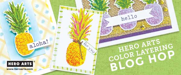 Hero Arts | Color Layering Blog Hop + Giveaway