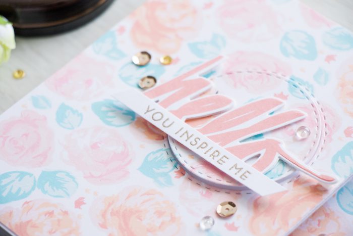 Altenew | Vintage-inspired Rose Stamped Patterns. Video + Giveaway