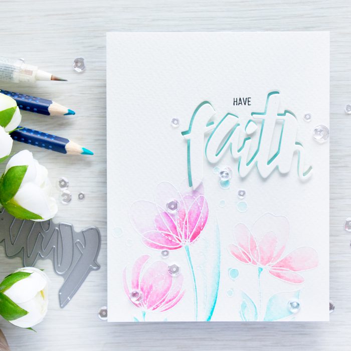 Simon Says Stamp | Watercolor cards with Watercolor pencils