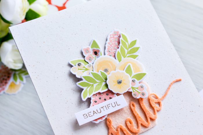 WPlus9 | Add Foiled Accents to your Color Layering Floral images with Heat Embossing. Video and Project by Yana Smakula