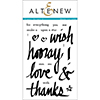 Altenew SUPER SCRIPT 2 Clear Stamp Set AN114