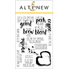 Altenew Coffee Talk Stamp Set