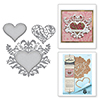 Spellbinders Botanical Heart Pair Dies S4-641