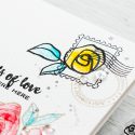 Altenew | Sending Lots of Love. Wish You Were Here. Bamboo Rose & Happy Mail Card by Yana Smakula