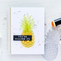 Hero Arts | Pineapple Card - You're Killing It with Paper Layering Pineapple Die. Card by Yana Smakula