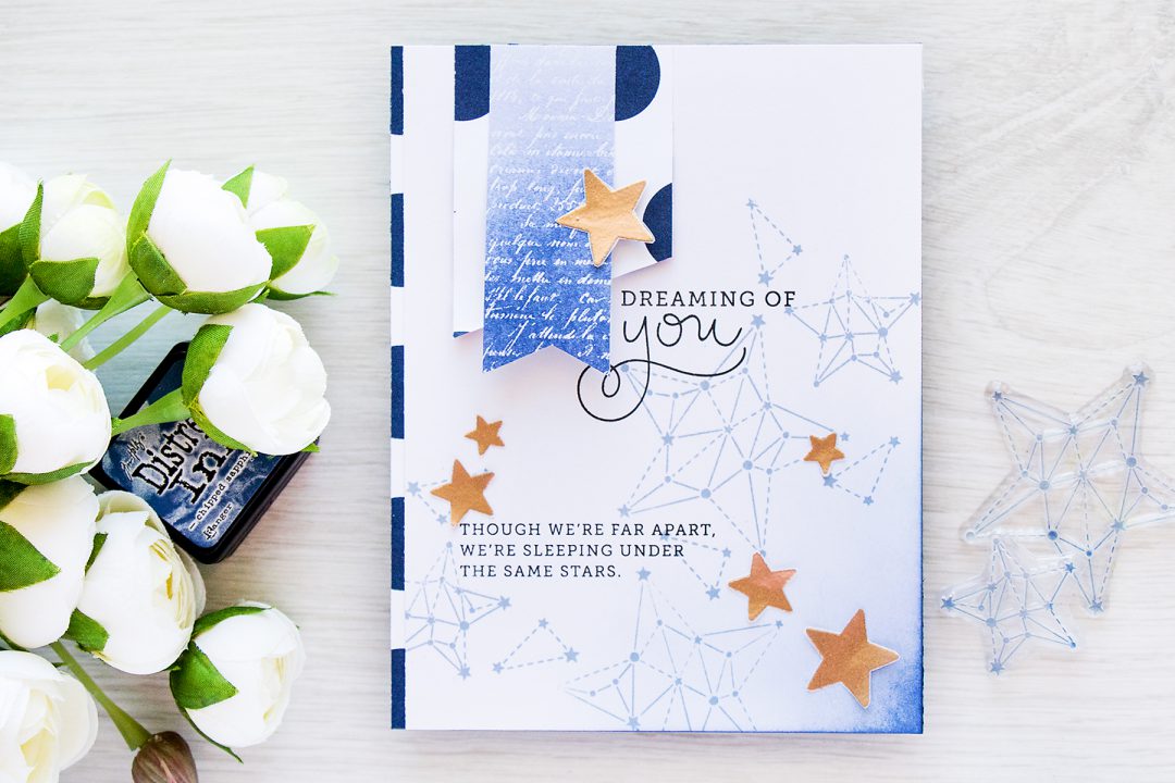 Simon Says Stamp | August 2016 Card Kit - Constellation Stamped Sky
