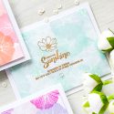 Simon Says Stamp | Sending Sunshine Stamped Floral Pattern Cards with Masterpiece Box Products.