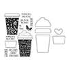 Hero Arts Coffee Cup Stamp+Die Combo SB126 