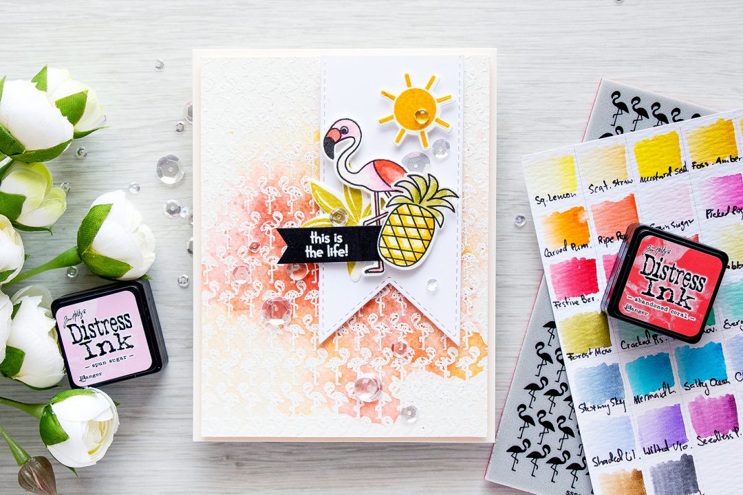 Simon Says Stamp | This is Life - Flamingo Card using Summertime Animals stamp set