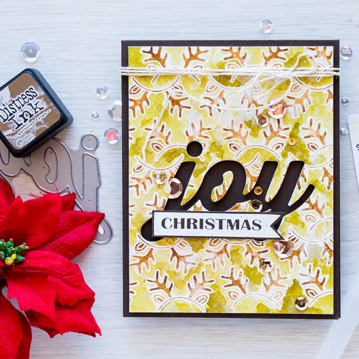 Simon Says Stamp | Christmas Joy Card by Yana Smakula