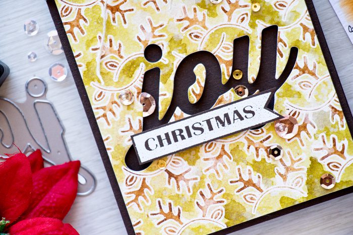 Simon Says Stamp | Christmas Joy Card by Yana Smakula