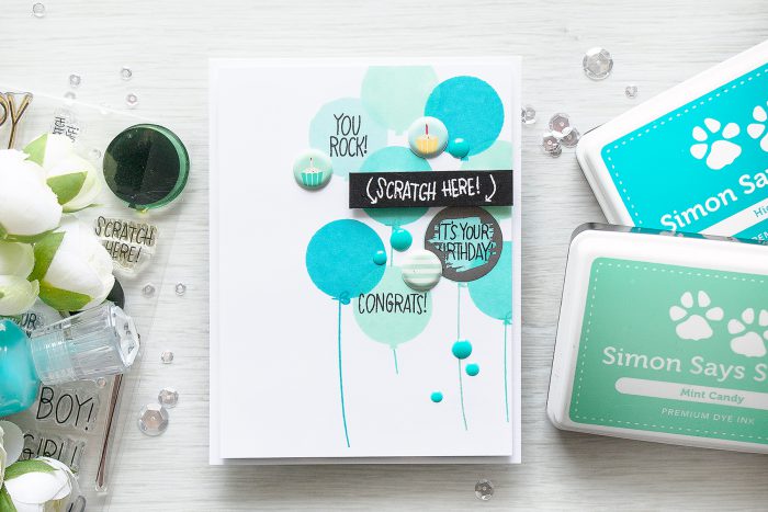 Simon Says Stamp | September 2016 Card Kit - Scratch Off Cards - Its Your Birthday by Yana Smakula