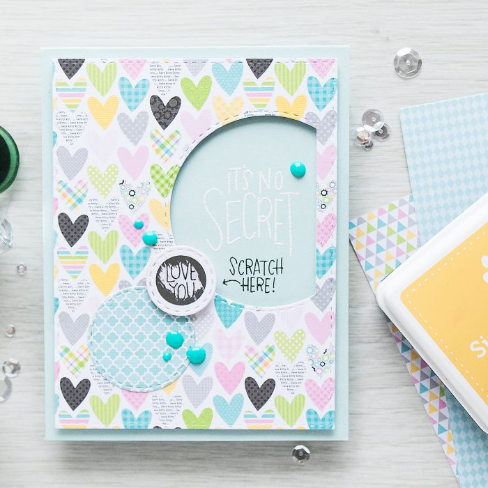 Simon Says Stamp | September 2016 Card Kit - Scratch Off Cards - Love You by Yana Smakula