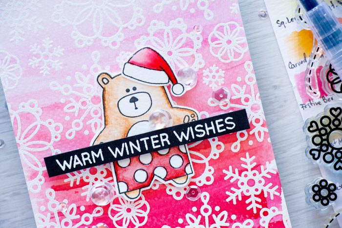 Simon Says Stamp | Warm Winter Wishes Holiday Card with Summertime Animals