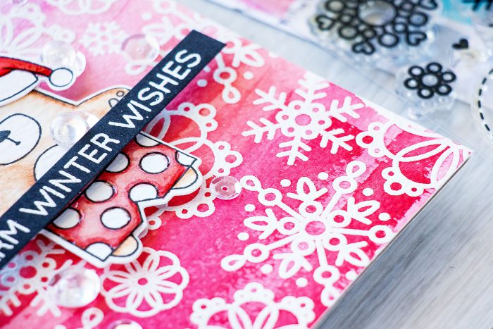 Simon Says Stamp | Warm Winter Wishes Holiday Card with Summertime Animals