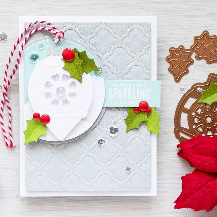 Spellbinders | Sparkling Shaker Christmas Card. Video