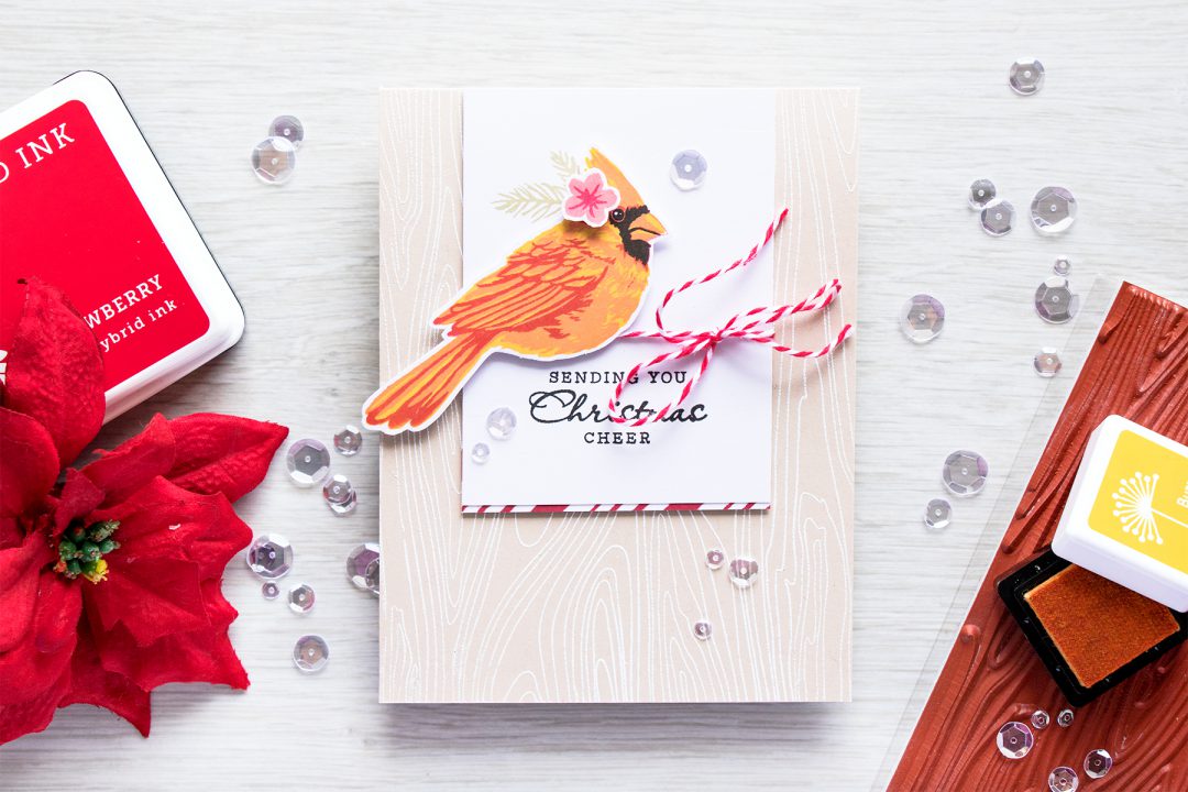 Hero Arts | Color Layering Cardinal Christmas Card by Yana Smakula