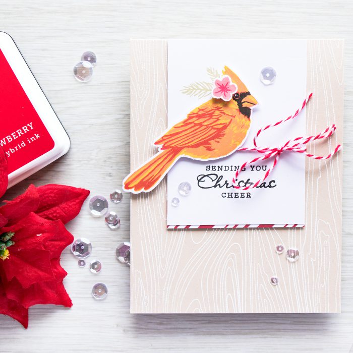 Hero Arts | Color Layering Cardinal Christmas Card by Yana Smakula