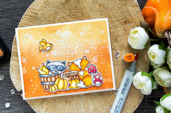 Its STAMPtember! Newtons Nook Collaboration – Something To Be Thankful For