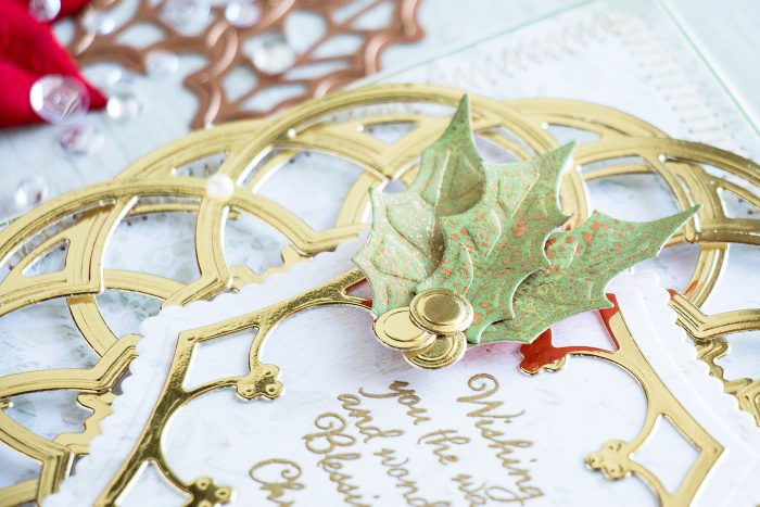 Spellbinders | Layered Holiday Card with Label 46 Decorative Accents Dies. Video