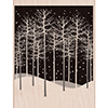 Hero Arts Rubber Stamp Winter Tree Scene K5978