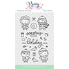 Pretty Pink Posh Christmas Friends Clear Stamp Set