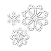 Simon Says Stamp Die Set Snowflakes for the Season