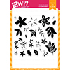 Wplus9 Be Merry Florals Clear Stamps