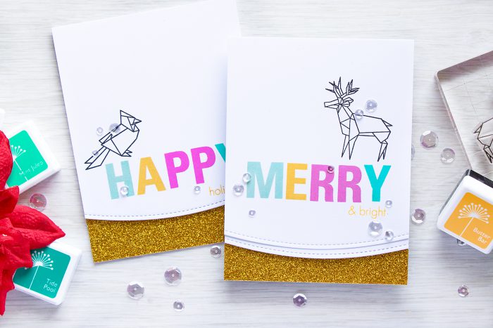 Hero Arts | Origami Christmas Cards