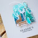 Hero Arts | October My Monthly Hero Blog Hop - Snow Globe Ombre Cards