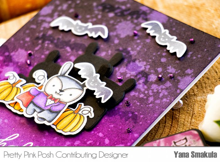 Pretty Pink Posh | Halloween Dracula Card. Video