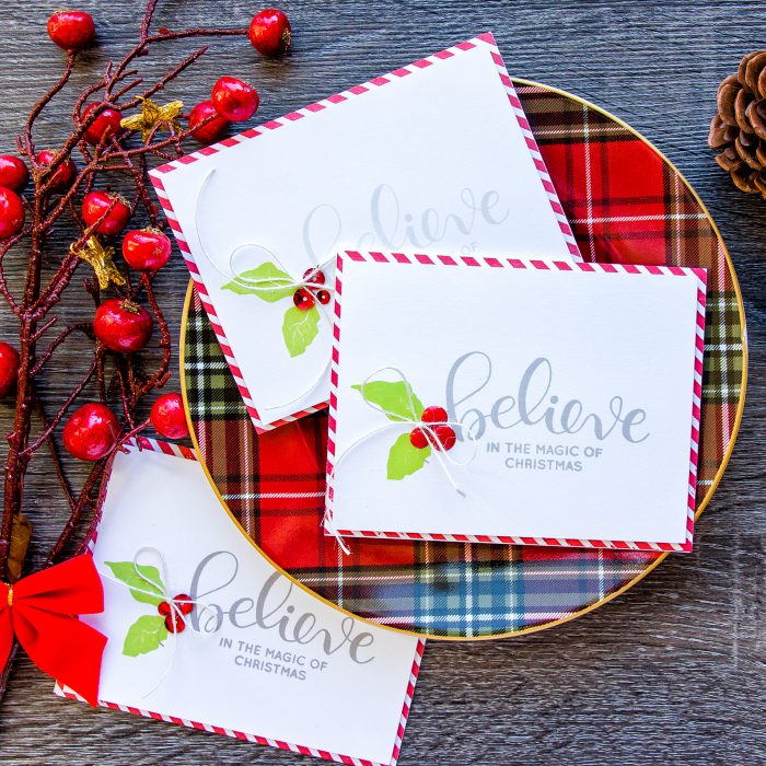 Simon Says Stamp | Simple Stamped Christmas Cards - Believe in the Magic of Christmas. Video