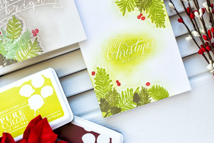 WPlus9 | One Layer Christmas Cards with Dry Embossed Details. Video