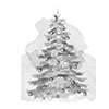 Spellbinders Christmas Tree 3D Shading Cling Stamp