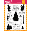 WPlus9 Iconic Christmas Stamp Set