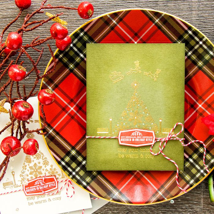 Hero Arts | November My Monthly Hero Blog Hop – Simple Heat Embossed Holiday Cards