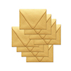 Simon Says Stamp Envelopes V Flap Metallic Gold