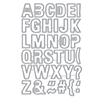 Hero Arts Luggage Tag Alphabet Dies