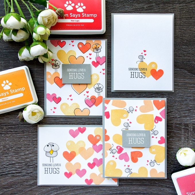 Simon Says Stamp | Tons Of Hearts Four Ways - Easy Valentine's Day Cards