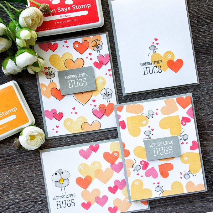 Simon Says Stamp | Tons Of Hearts Four Ways - Easy Valentine's Day Cards