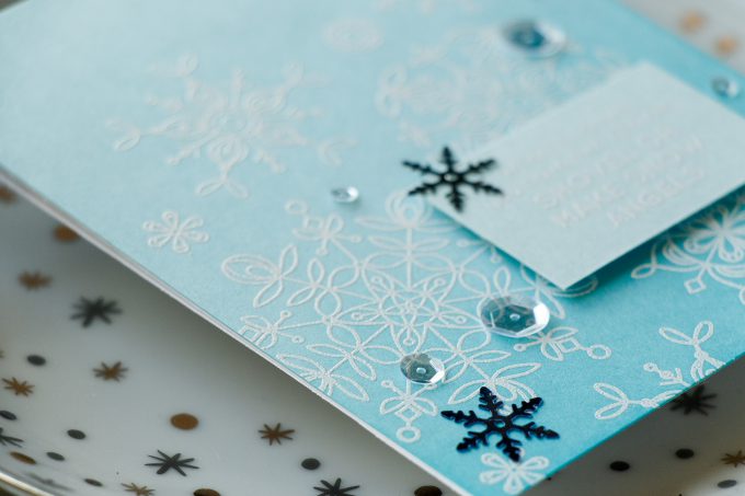 Simon Says Stamp | Snow Angel Card - January 2017 Card Kit
