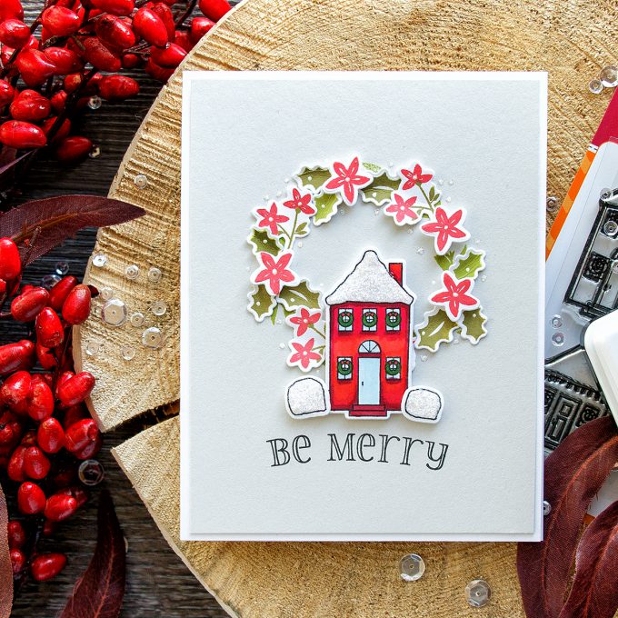 WPlus9 | Be Merry Holiday Card
