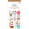 Doodlebug Latte Love Sprinkles Shapes Assortment