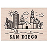 Hero Arts Rubber Stamp Destination San Diego 