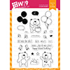 Wplus9 Friends for All Seasons Fall Clear Stamps