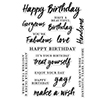 Hero Arts Clear Stamps Birthday Messages