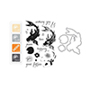 Hero Arts Color Layering Koi Clear Stamp and Die Bundle