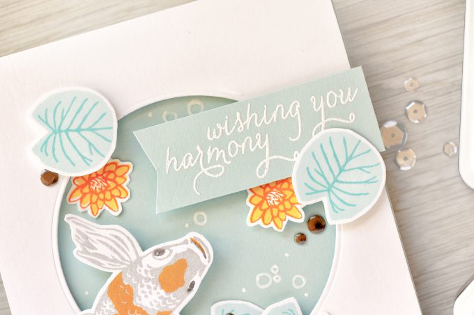 Hero Arts | Color Layering Koi Fish - Wishing You Harmony Card